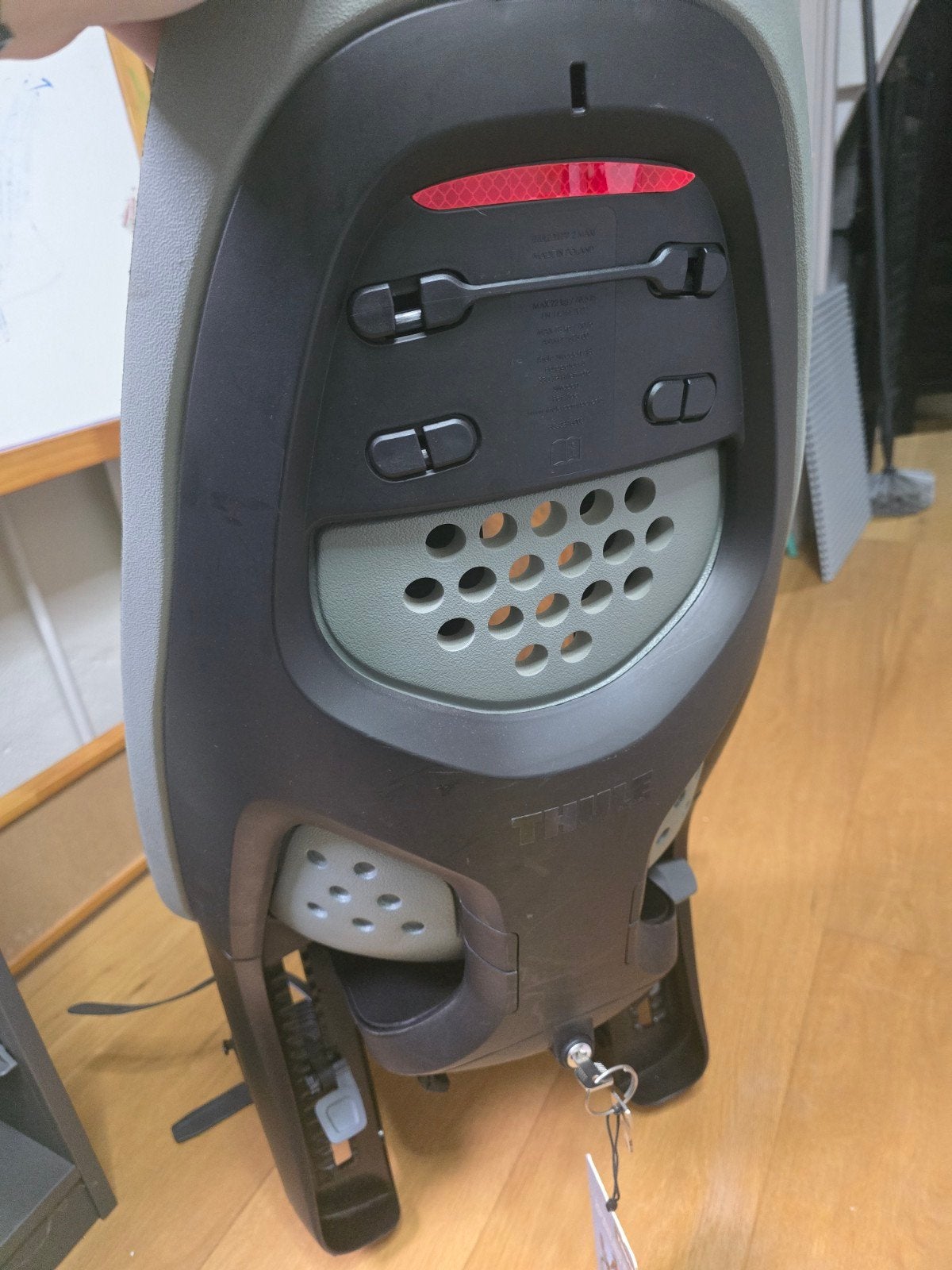 Thule Yepp 2 Maxi Achterzitje Grijs, Achterzitje, Voetsteuntjes, 22 t/m 36 kg, Ophalen of Verzenden