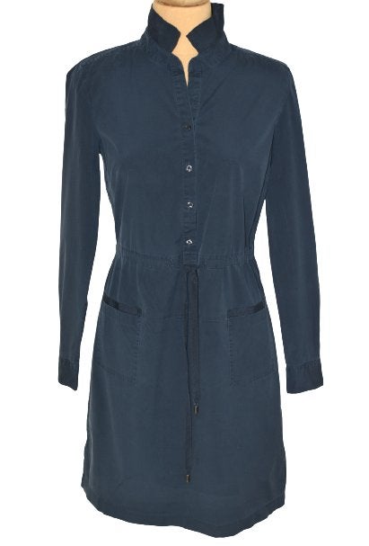 Brooks Brothers jurkje, blousejurk, jurk, blauw, Mt. S, Zo goed als nieuw, Knielengte, Maat 36 (S), Brooks Brothers