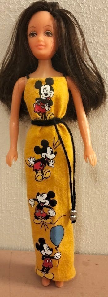 9" Disco girl doll fashion by A.R.O, Verzamelen, Poppen, Verzenden, Nieuw, Fashion Doll