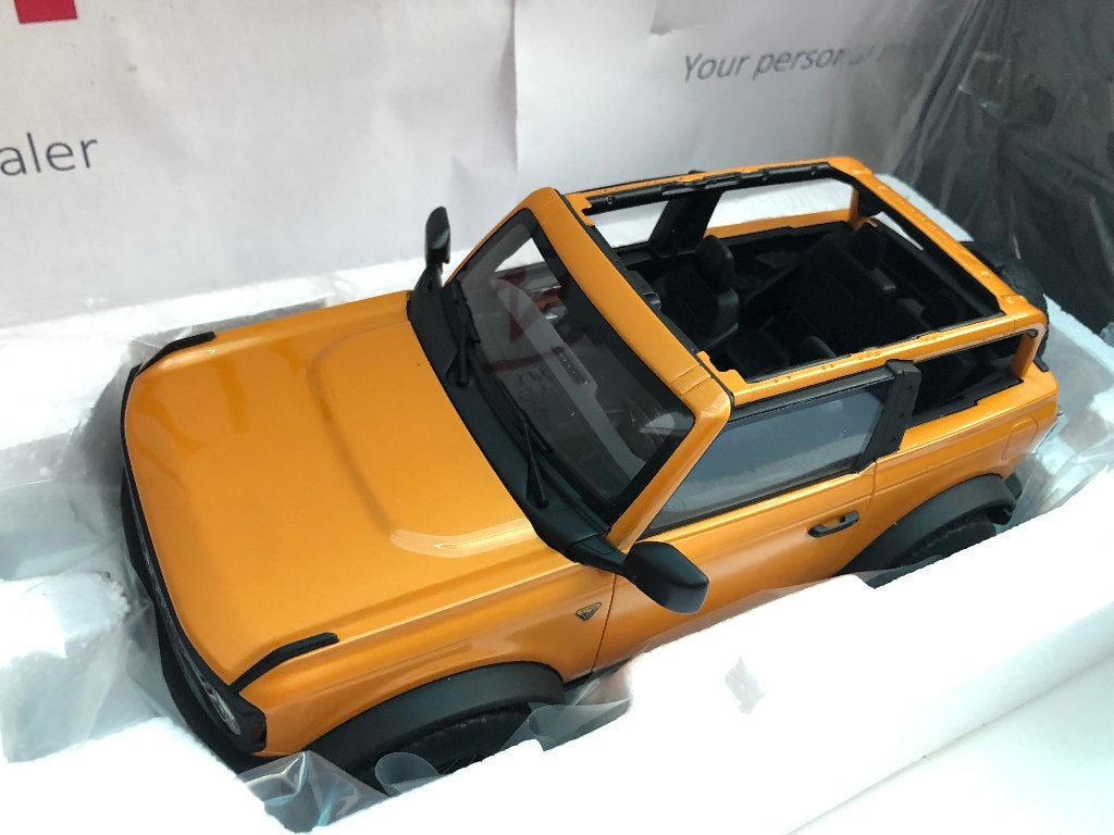 GT Spirit 1:18 Ford Bronco Badlands Cyber Orange 2021, Ophalen of Verzenden, Nieuw, Auto, Overige merken