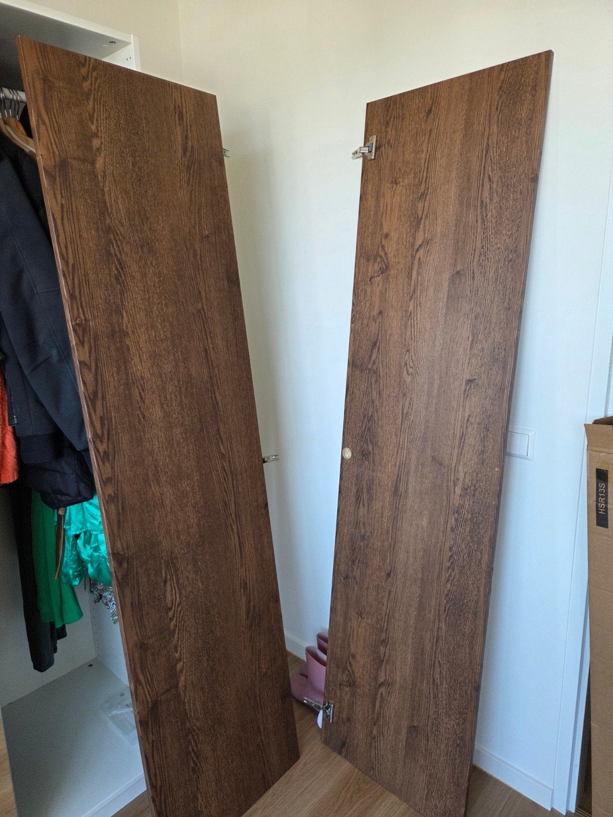 2x Ikea Pax deuren 195x50 cm inclusief scharnieren, Ophalen, Minder dan 50 cm, Gebruikt, 150 tot 200 cm