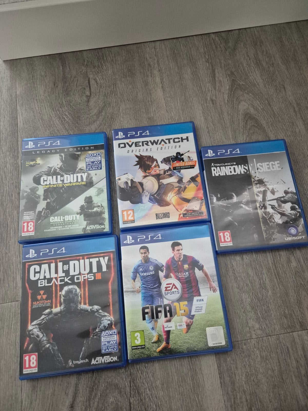 PS4 games, 5 stuks, Ophalen of Verzenden, Gebruikt