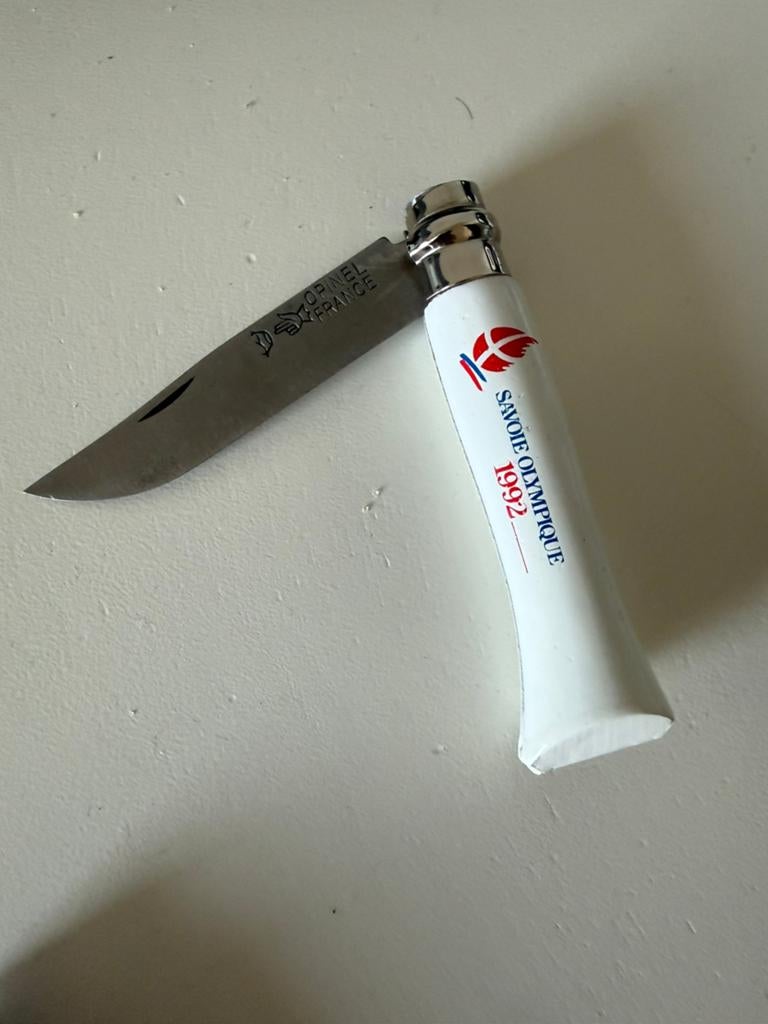 Opinel olympische spelen, Ophalen of Verzenden, Zo goed als nieuw