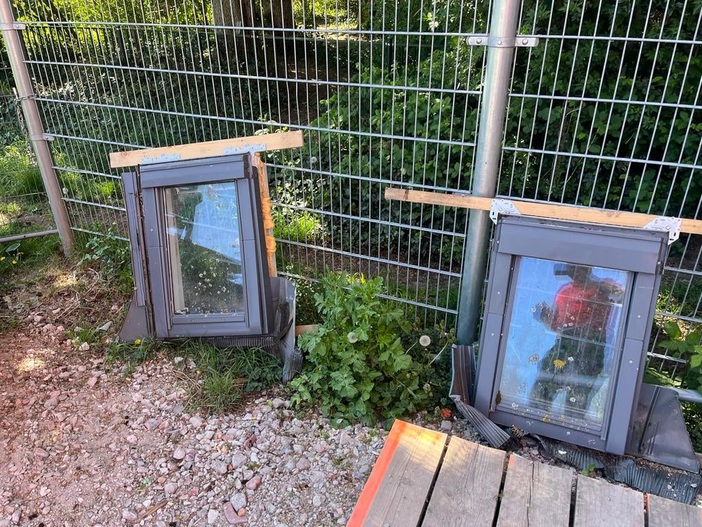Gebruikt Velux dakraam 55x78 cm (zonder voorstukken), Doe-het-zelf en Verbouw, Glas en Ramen, Ophalen of Verzenden, Gebruikt, Dakraam