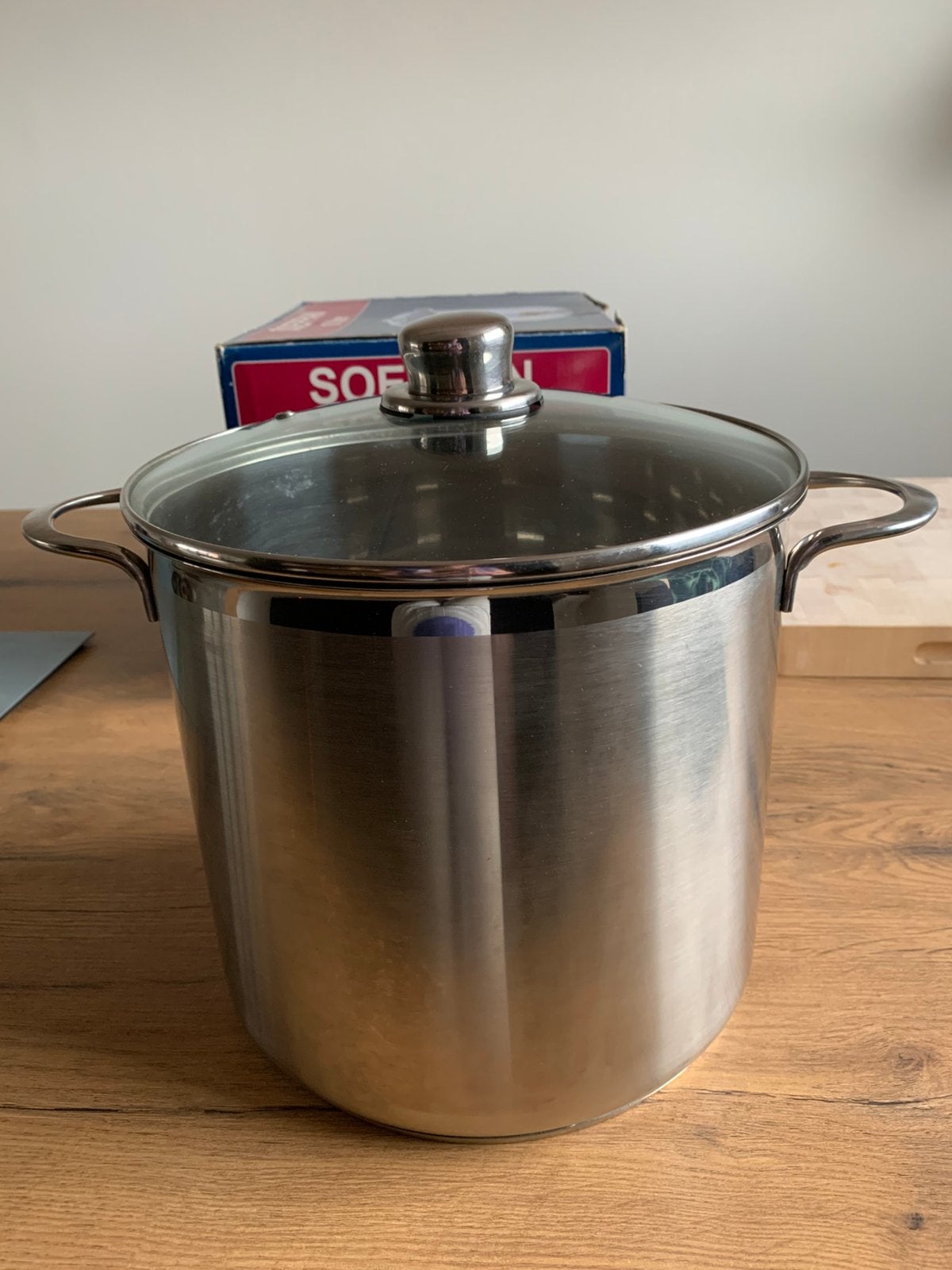 Nameta soeppan RVS 18/10 inhoud 10 liter, Kookpan of Snelkookpan, Inductieplaat, Ophalen of Verzenden, Zo goed als nieuw