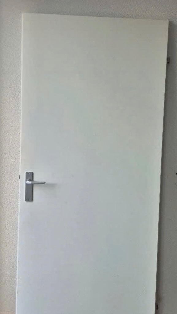 Opdek binnendeur 200x83 cm gelakt ral9010, Ophalen of Verzenden, Zo goed als nieuw