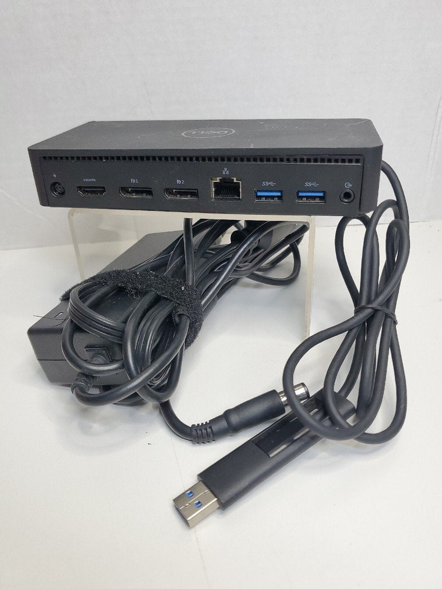 Dell docking station D6000 with 180 w adapter, Computers en Software, Dockingstations, Ophalen of Verzenden, Zo goed als nieuw