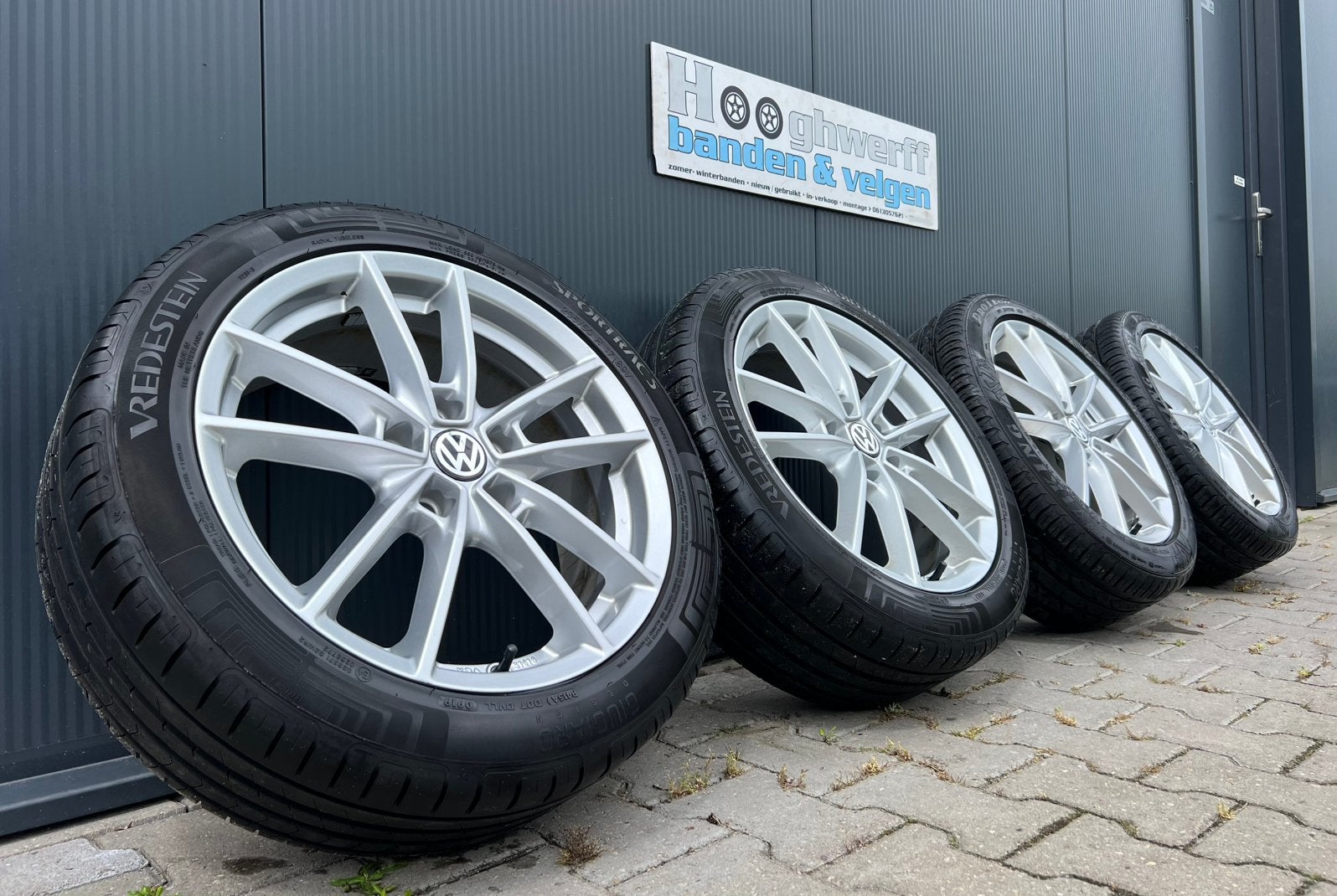 17 inch 5x112 velgen Volkswagen Golf 5 6 7 8 Caddy, Hooghwerff banden & velgen, Gebruikt, Velg(en), Jacob lemairestraat 26