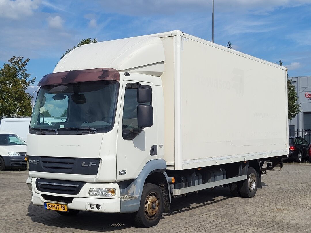 DAF FA LF45.160 Gesloten Bak Achterklep Automatische Cruise, Auto's, Automaat, Euro 5, Overige kleuren, 160 pk