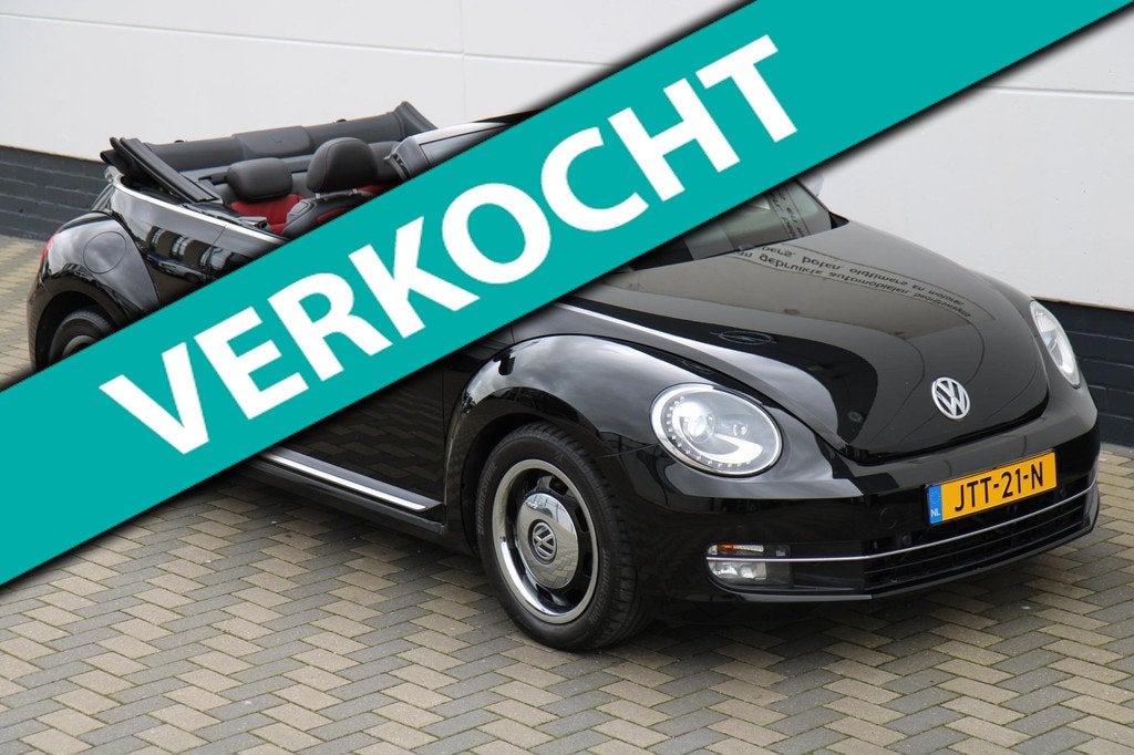 Volkswagen Beetle Cabriolet 1.4 TSI 160Pk 50's Edition LUXE, Auto's, Volkswagen, Bedrijf, Te koop, Beetle (Kever), ABS, Airbags