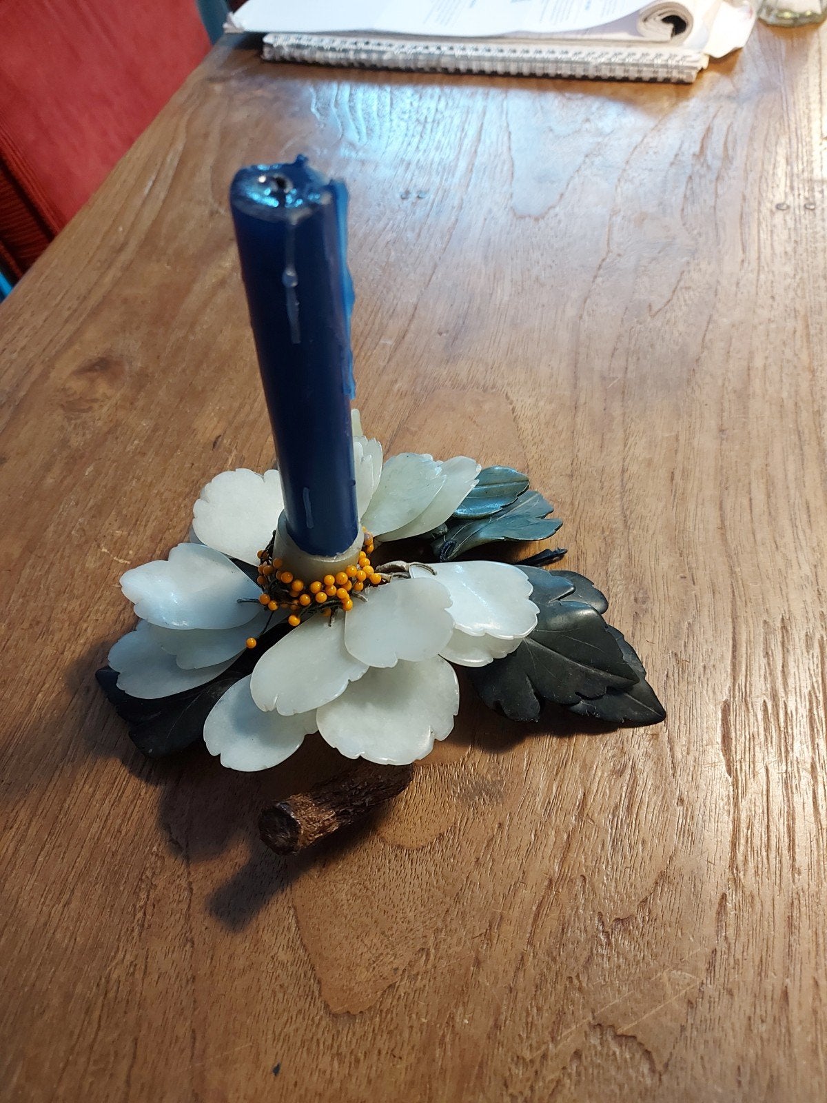 Chinese kandelaar uit het oude China van 1980, Ophalen of Verzenden, Overige materialen