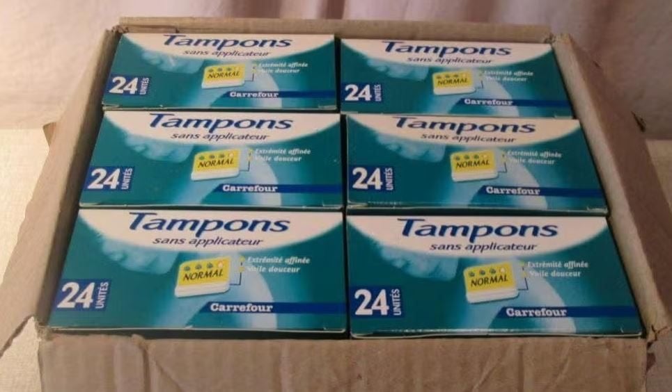 Nieuwe Volle Doos met Tampons - Normal - carrefour, Ophalen of Verzenden, Nieuw, Overige typen