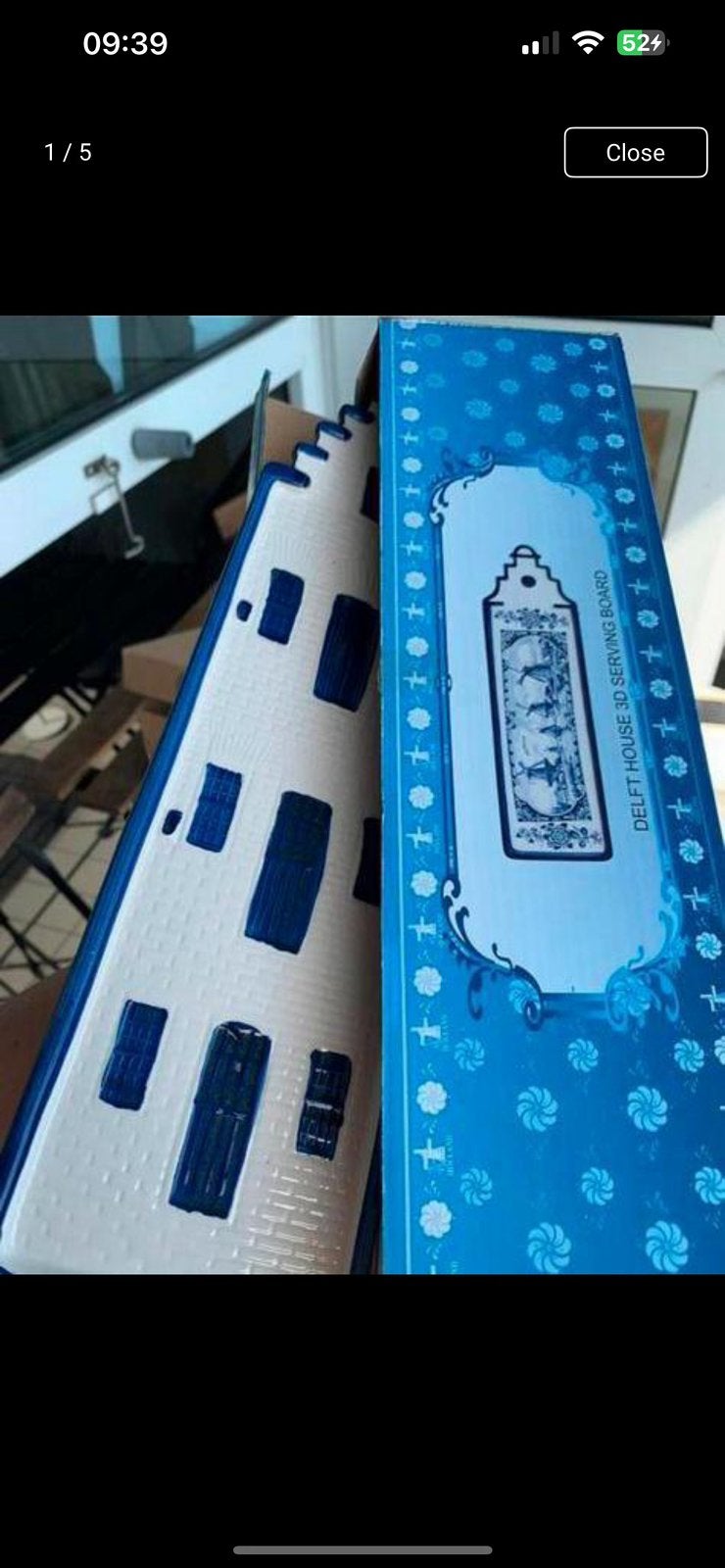 Cute Dutch Delft House 3d Serving boards/plates-per stuk€15, Verzenden, Nieuw