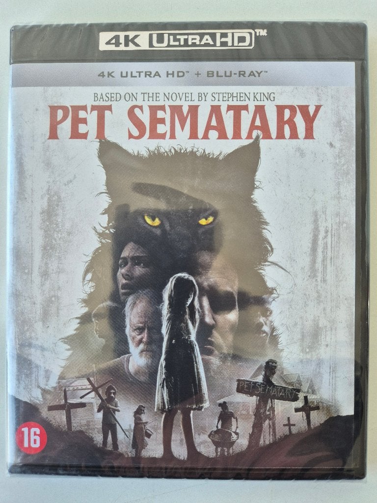 Pet Sematary (2019) - 4K UHD BD, Cd's en Dvd's, Blu-ray, Ophalen of Verzenden, Nieuw in verpakking, Horror