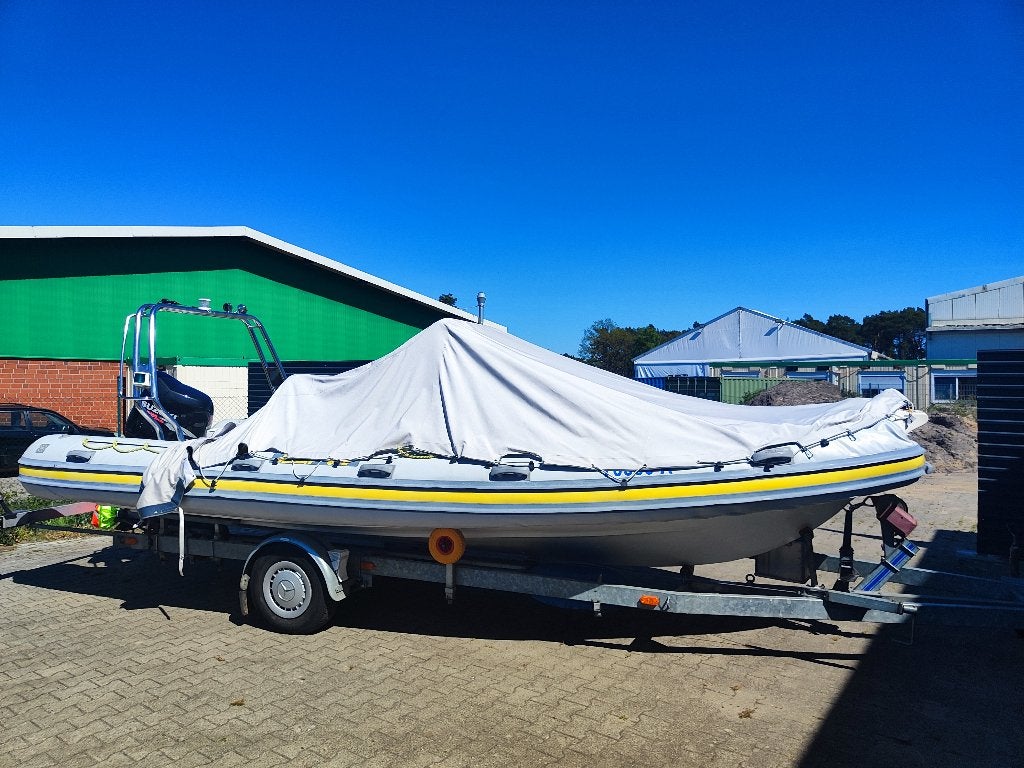 Jokerboat 650 coaster met Suzuki 140pk, Watersport en Boten, Rubberboten, Ophalen, Gebruikt, PVC, 140 pk