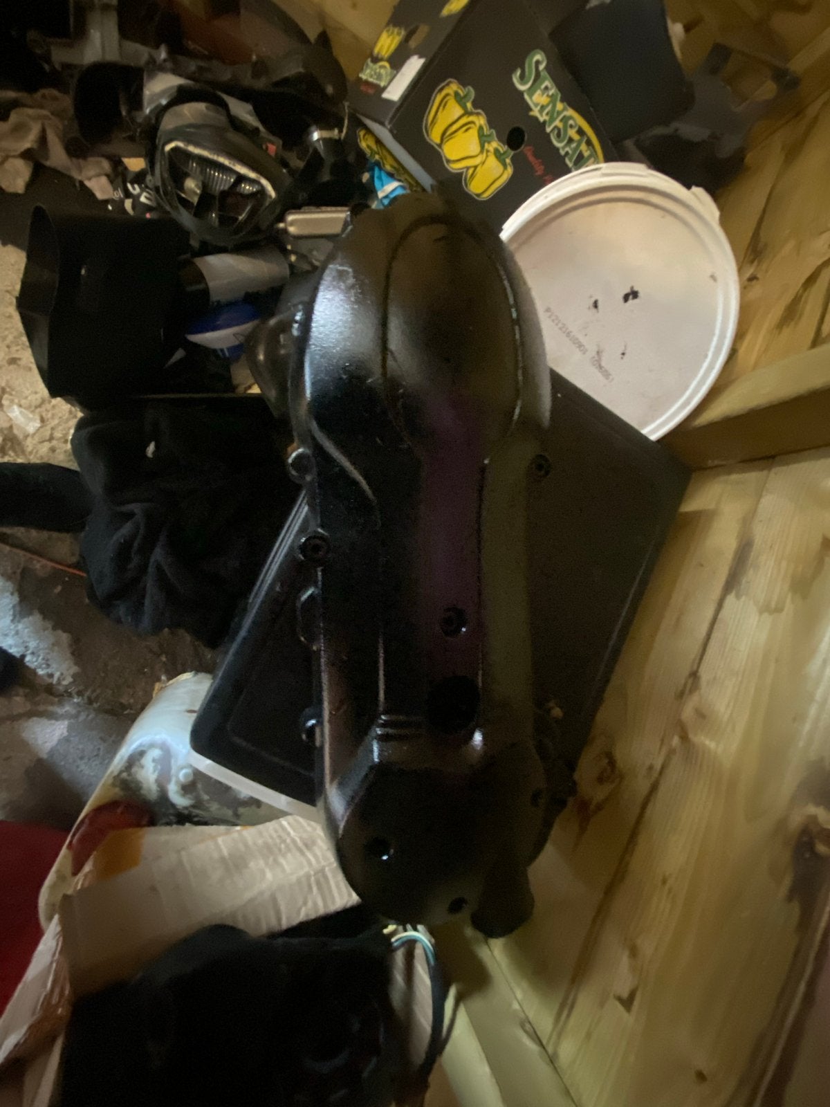 Zwarte cartercover voor runner, Fietsen en Brommers, Brommeronderdelen | Scooters, Ophalen of Verzenden, Gebruikt, Kap, Overige merken