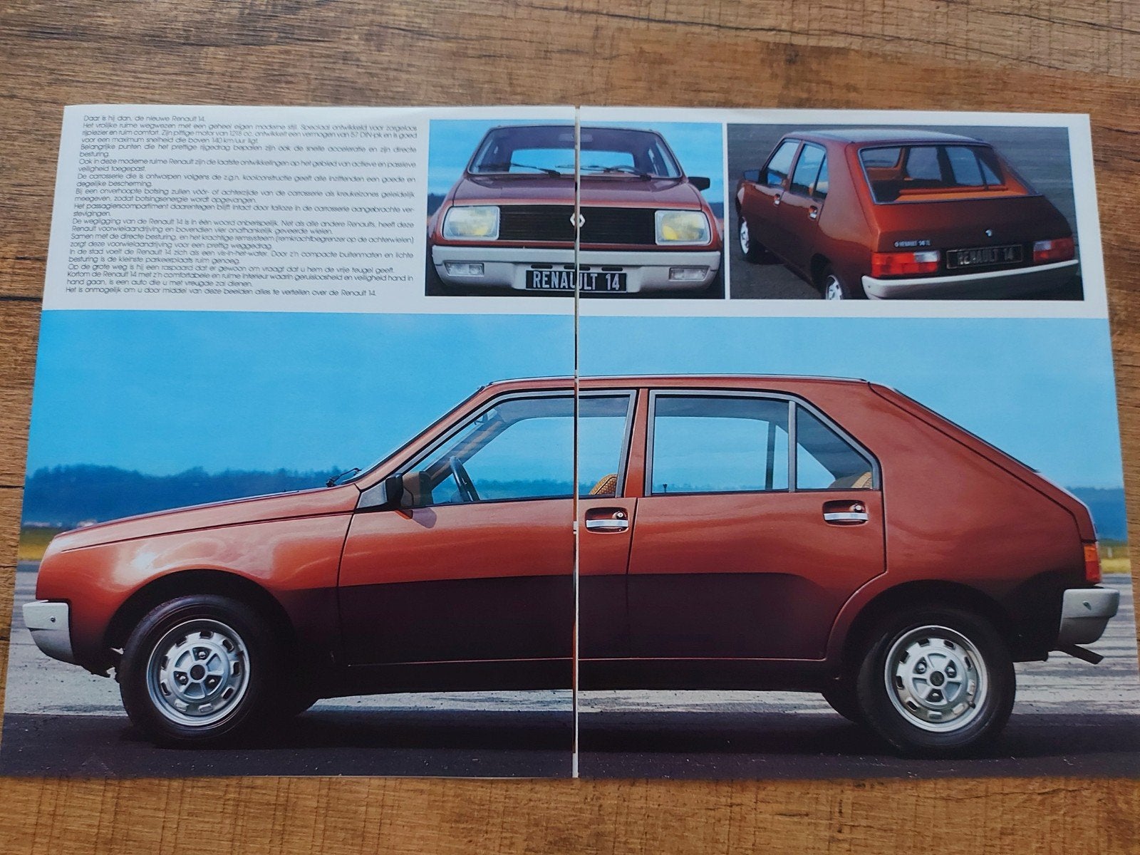 keurige Renault 14 folder, Ophalen of Verzenden, Zo goed als nieuw, Renault