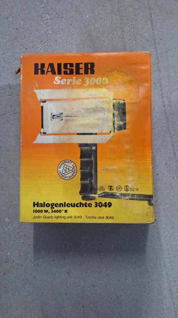 Kaiser 3000 Halogeen Lamp Model 3049 - Vintage & Werkend, Ophalen