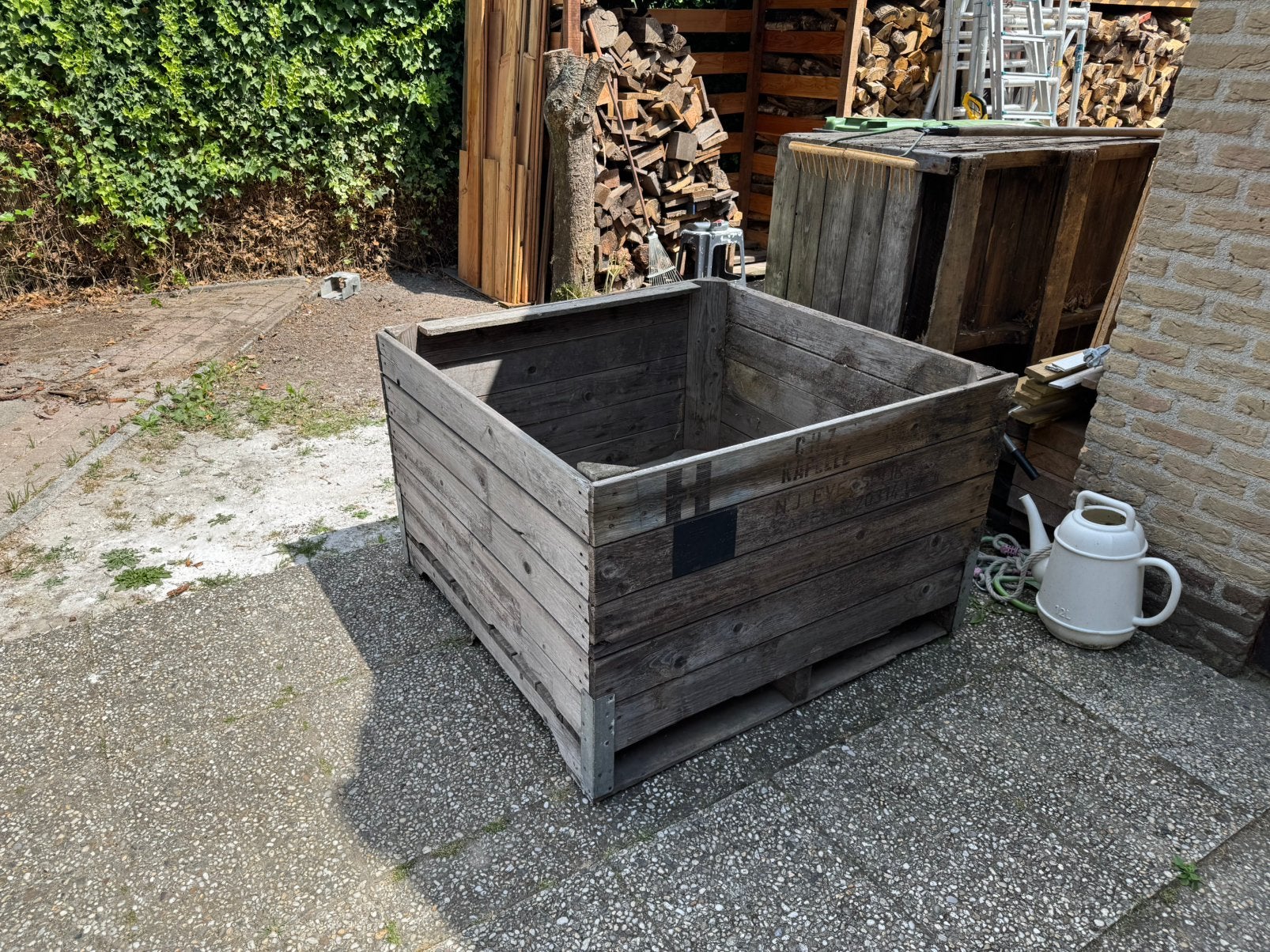 Fruitkist / palletkist, Ophalen, Gebruikt, Hout, Overige typen
