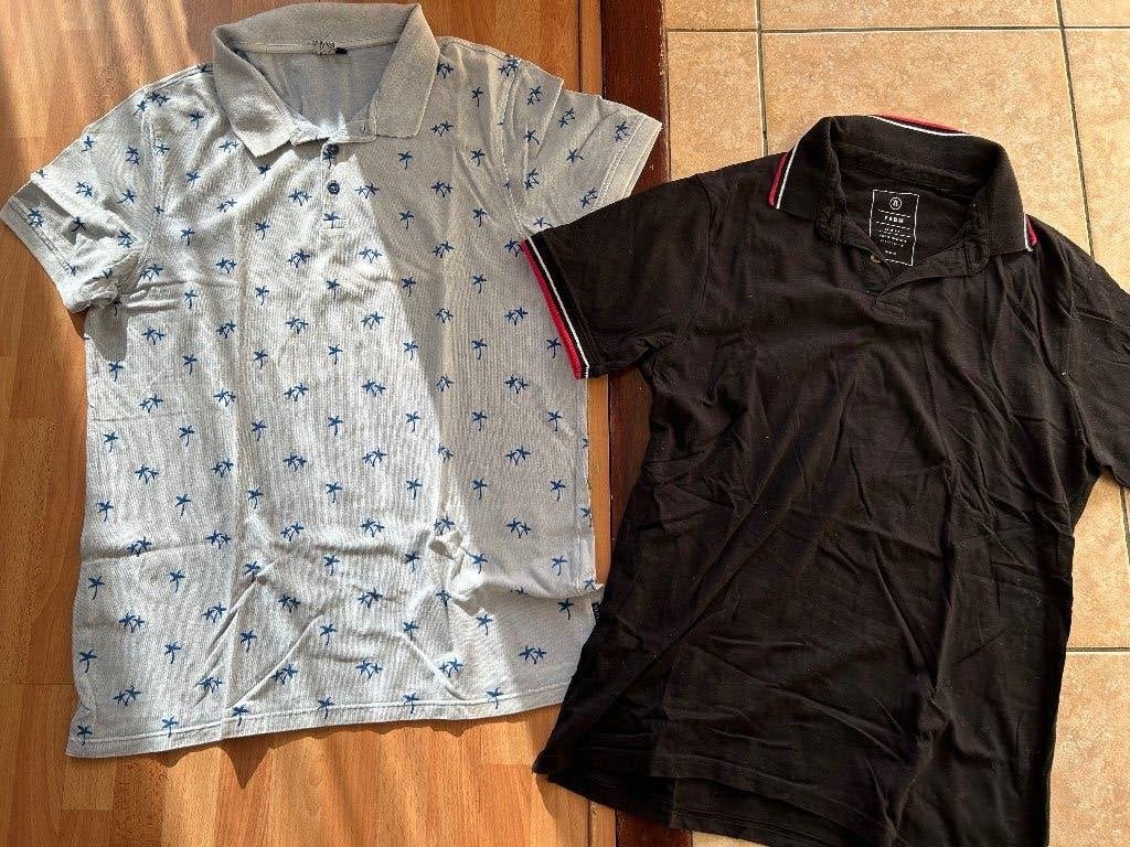 Polo heren 2x zwart en blauw maat xl, 55 stage, Blauw, Maat 56/58 (XL), Ophalen of Verzenden
