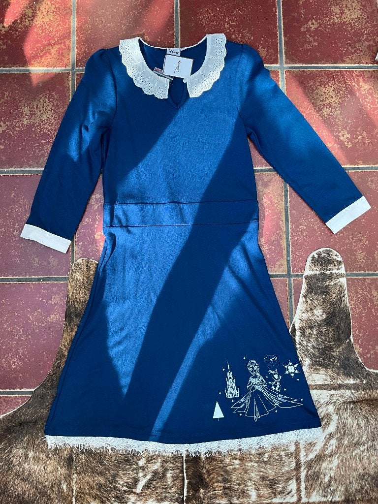 Jurk van Disney De IJskoningin Elsa Maat XL, Blauw, Maat 46/48 (XL) of groter, Ophalen of Verzenden, REGINA