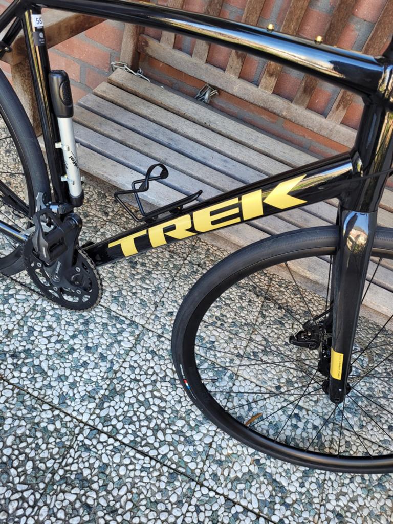 Te koop,  Trek racefiets domane 2, framehoogte 58.incl helm., Fietsen en Brommers, Fietsen | Racefietsen, 28 inch, Aluminium, Zo goed als nieuw