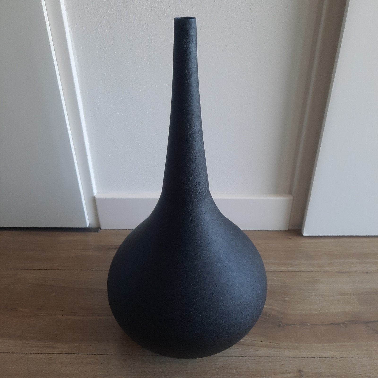 Zwarte Bob vaas - Elegant en modern design, Ophalen of Verzenden