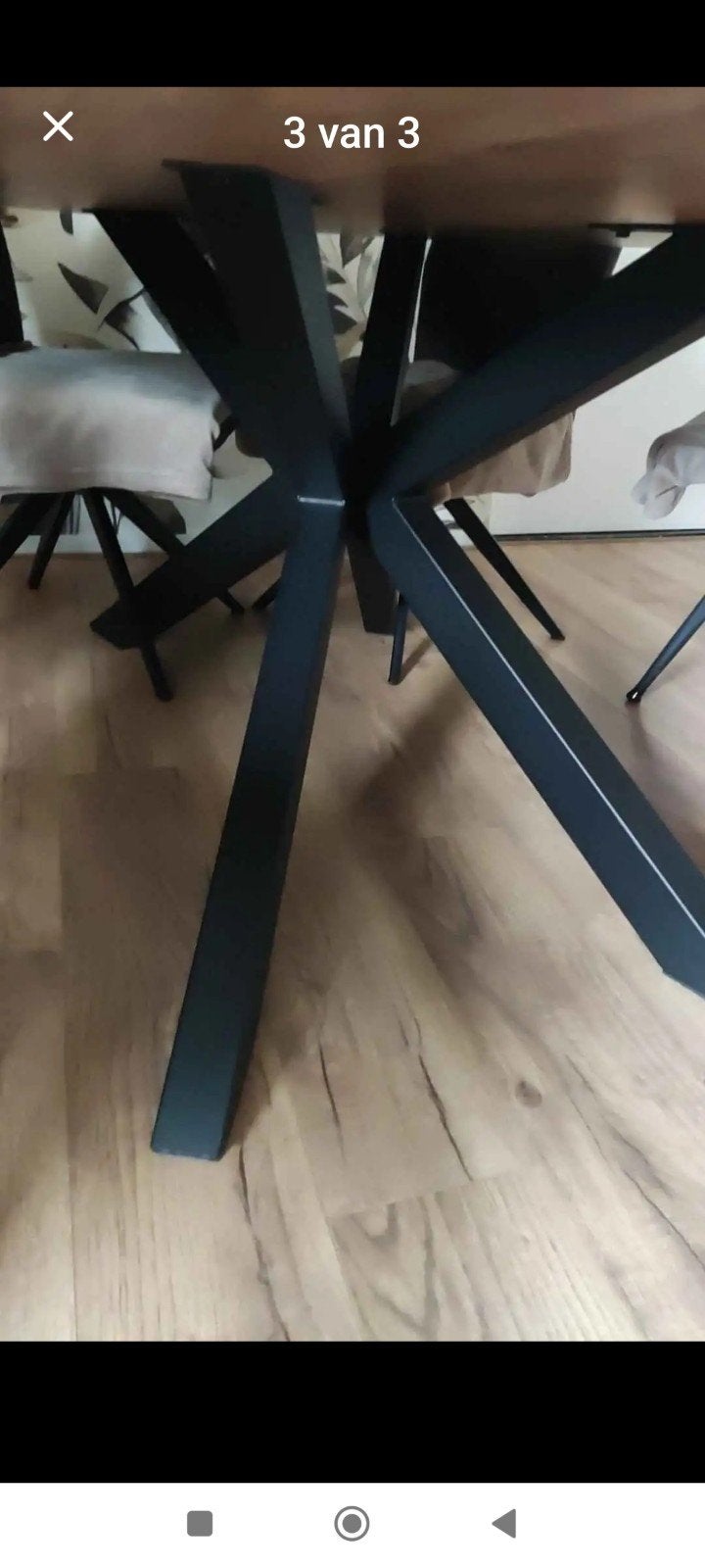 Ovale eettafel, Huis en Inrichting, Tafels | Eettafels, Overige houtsoorten, Gebruikt, 100 tot 150 cm, 200 cm of meer