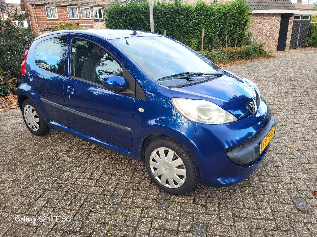 Peugeot 107 1.0-12V XS 5-Drs. bj.2007 VERKOCHT, Voorwielaandrijving, Stof, Electronic Stability Program (ESP), 68 pk