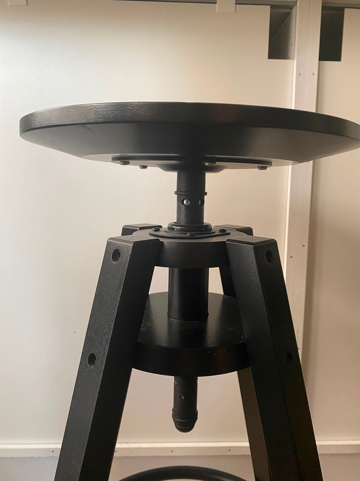 IKEA DALFRED Bar Stools – Black (pickup only/alleen ophalen), Ophalen, In hoogte verstelbaar, 60 tot 90 cm, Zo goed als nieuw