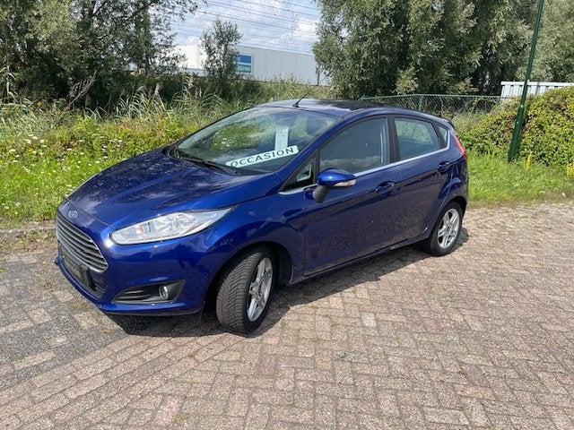 FORD Fiesta 1.0 EcoBoost 100PK 5D S/S Titanium, Voorwielaandrijving, Euro 5, Blauw, 23 km/l