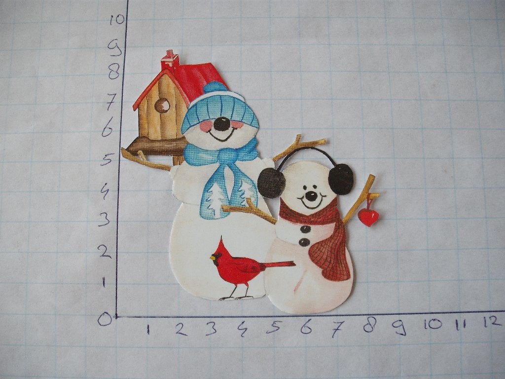 nr. 599 - uitgeknipt 3d plaatje kerst, Ophalen of Verzenden, Nieuw, Kerst, Knipvel