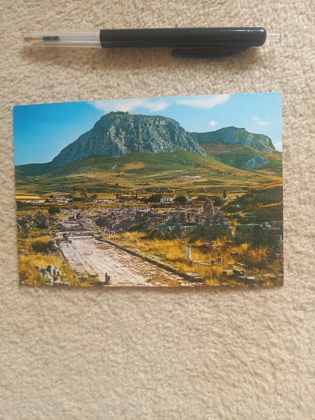 oude ak CORINTHE ANTIQUE Griekenland (1977), Verzamelen, Verzenden