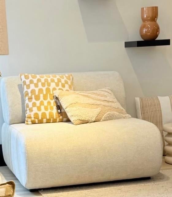 NOGA design Zitelement Juul - Licht Beige Showroommodel, Huis en Inrichting, Banken | Sofa's en Chaises Longues, Ophalen, Eenpersoons