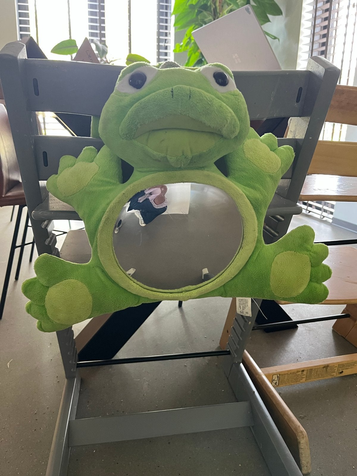 Leuke Kikker Baby Spiegel voor in de auto, Ophalen of Verzenden, Gebruikt, Overige typen