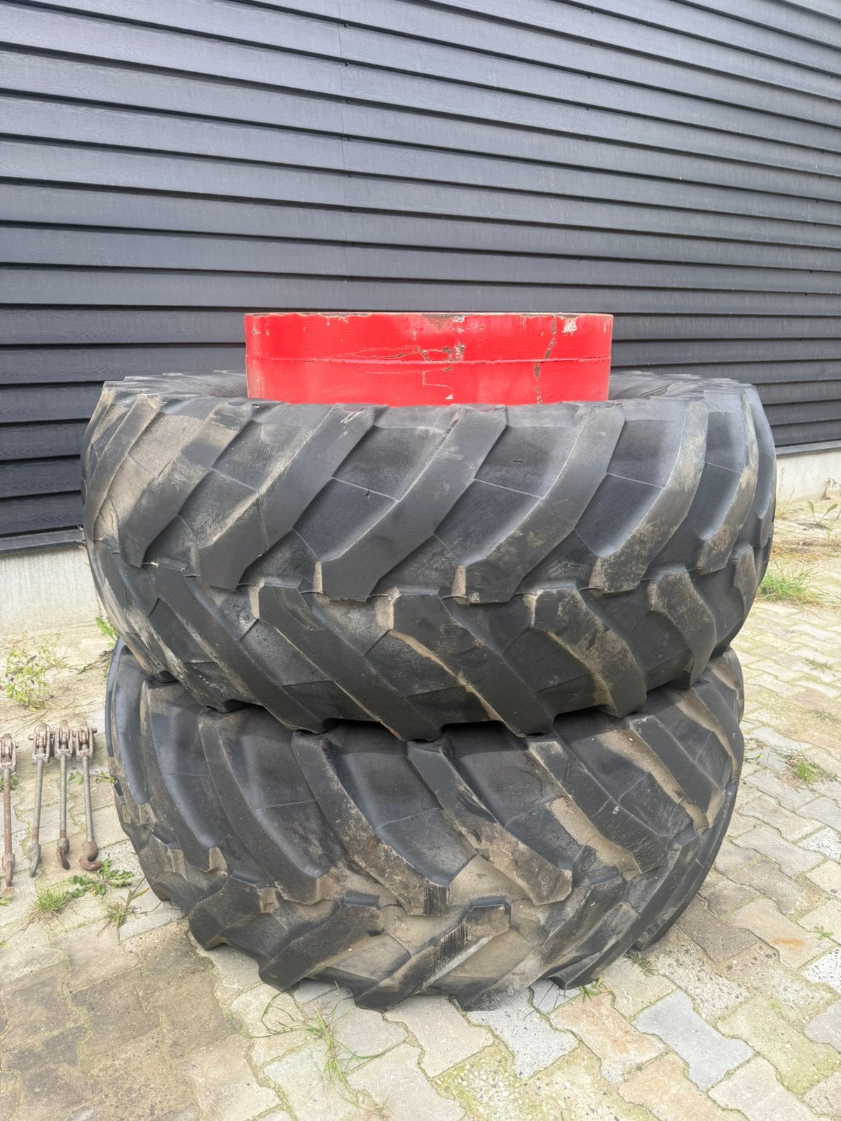 Trelleborg TM800 650/65R38 dubbellucht + 8 haken, Ophalen of Verzenden