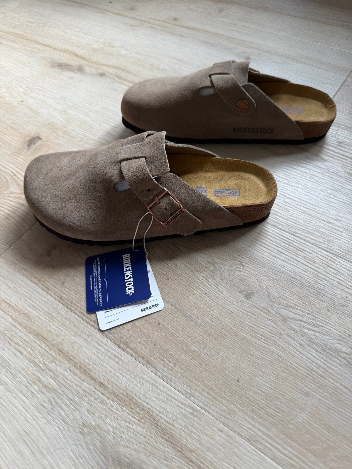 Birkenstock Boston Taupe maat 39, Kleding | Dames, Schoenen, Bruin, Nieuw, Sandalen of Muiltjes, Ophalen of Verzenden