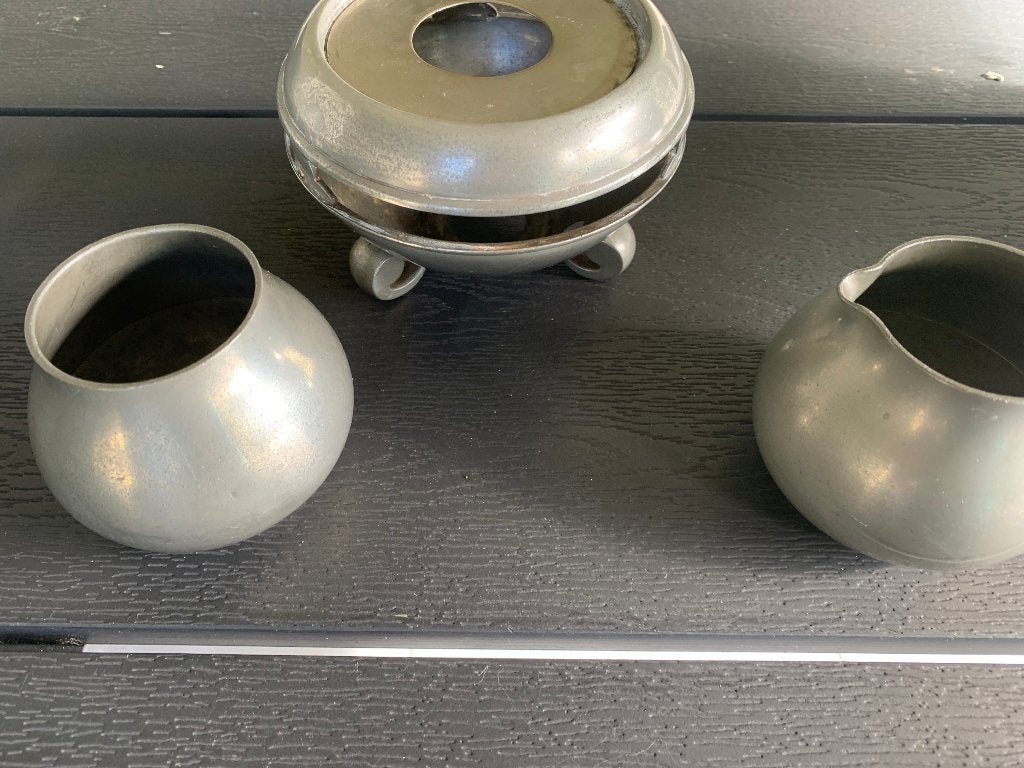 Tinnen potjes + comfoor   Hollands tin t.e.a.b., Ophalen of Verzenden