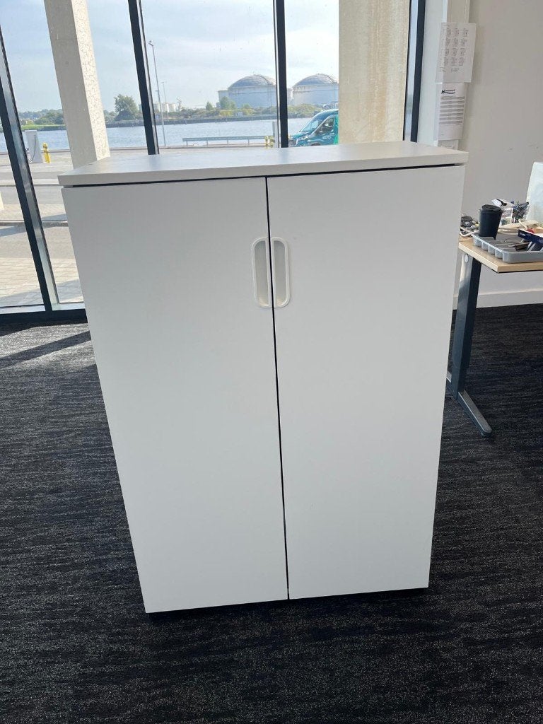IKEA GALANT kast met deuren – wit, Ophalen, Overige materialen, 100 tot 150 cm, 50 tot 100 cm