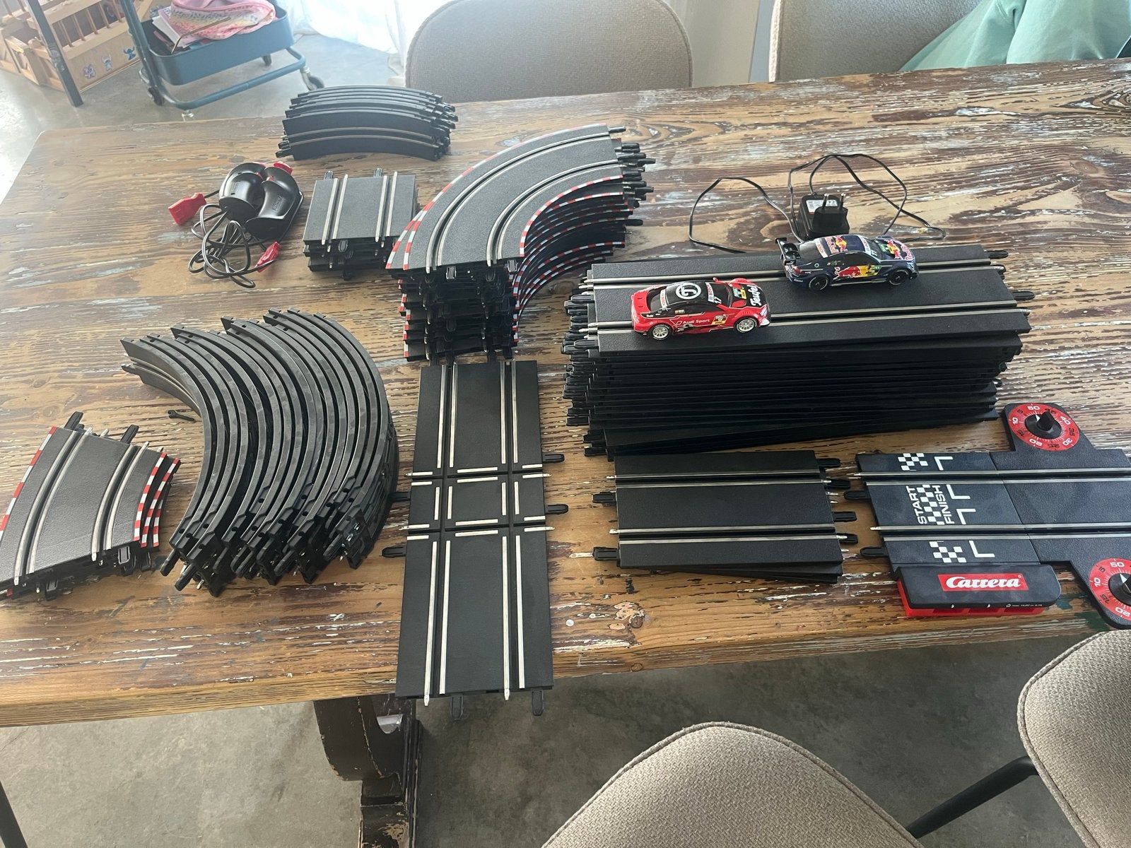 Carrera Go Racebaan met veel extra onderdelen, Zelf te bouwen, Carrera, Ophalen of Verzenden, Elektrisch