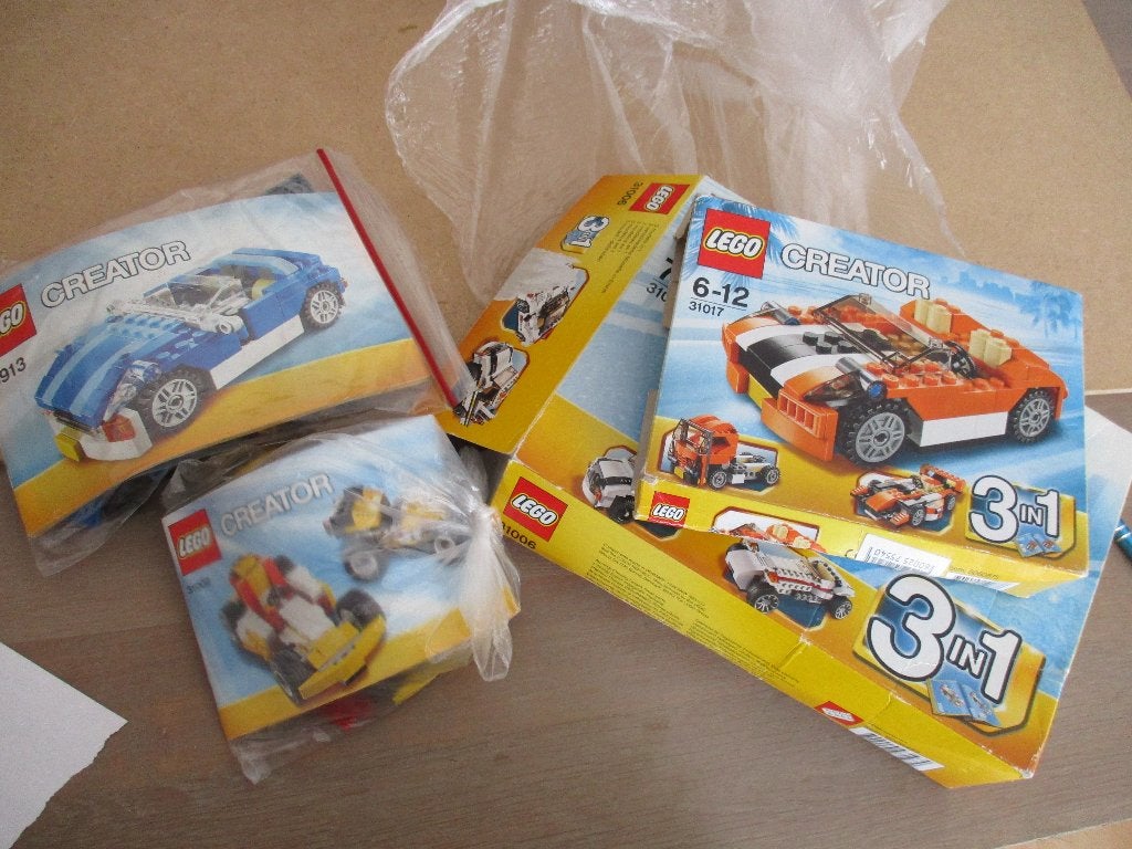 4 x lego creator 31002-31006-31017-6913, Ophalen of Verzenden, Gebruikt, Complete set, Lego