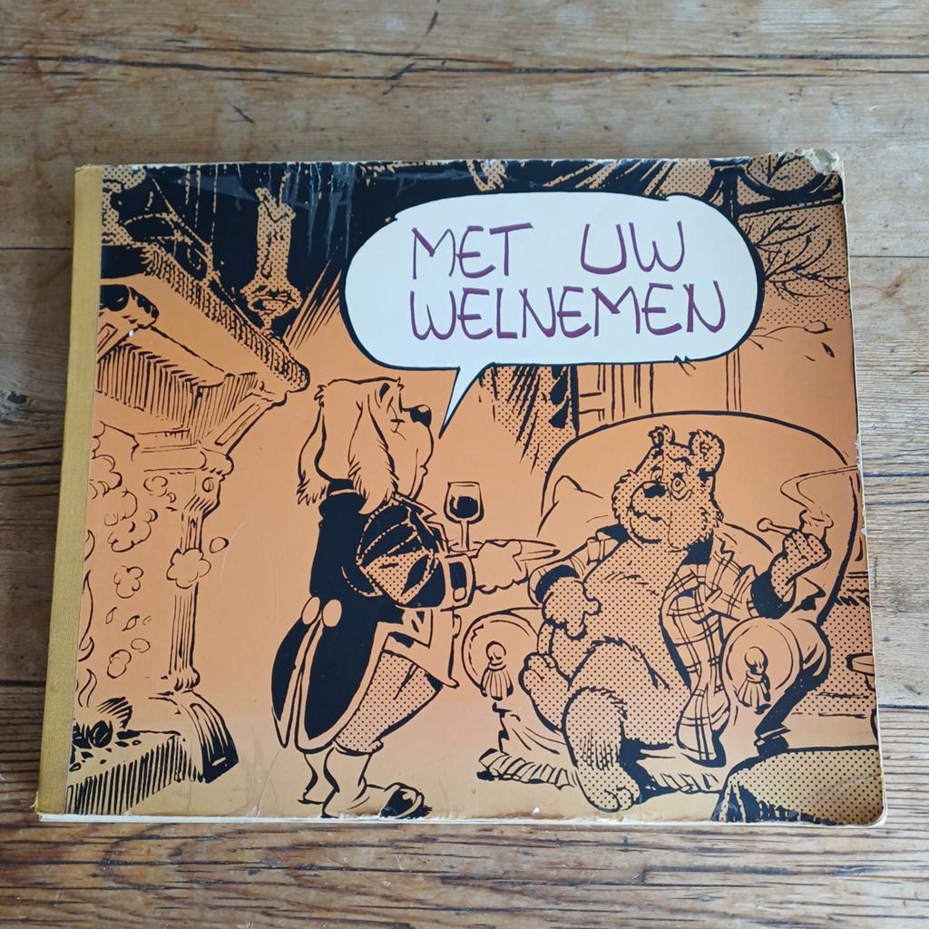 Bommel. Met Uw Welnemen - Vintage stripboek, Eén stripboek, Ophalen of Verzenden, Gelezen, Onbekend