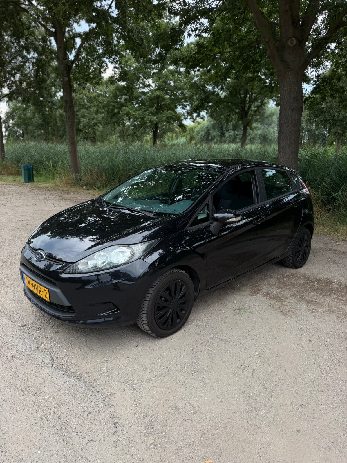 Ford Fiësta 1.25 44KW 5DR 2010 Zwart VASTE PRIJS, Ophalen