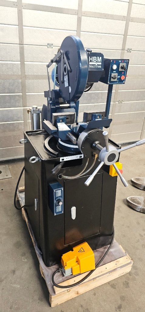 HBM 350 automatische metaalafkortzaag Pneumatisch, 70 mm of meer, Ophalen of Verzenden, Zo goed als nieuw, Afkortzaag