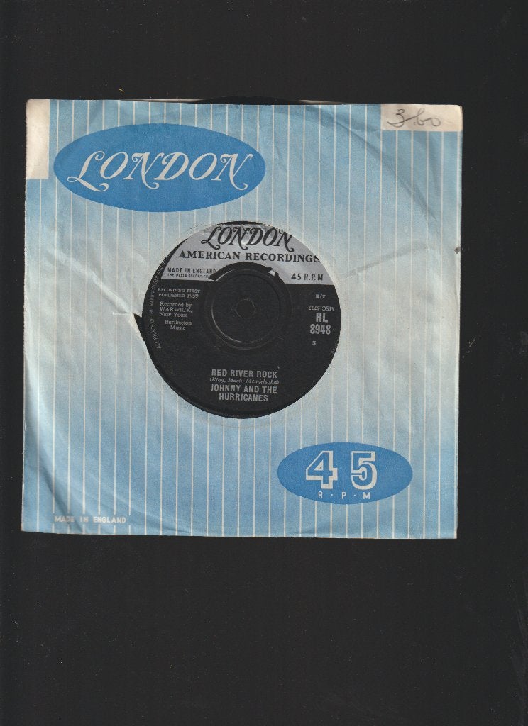 JOHNNY & THE HURRICANES -- RED RIVER ROCK // ROCK 'N' ROLL, Verzenden, Originele persing, 7 inch, Zo goed als nieuw