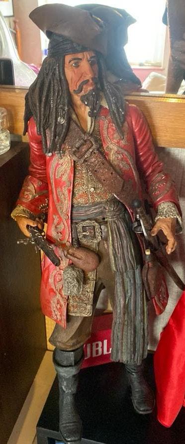 Jack sparrow en captain Teague, Ophalen of Verzenden, Zo goed als nieuw, Actiefiguur of Pop