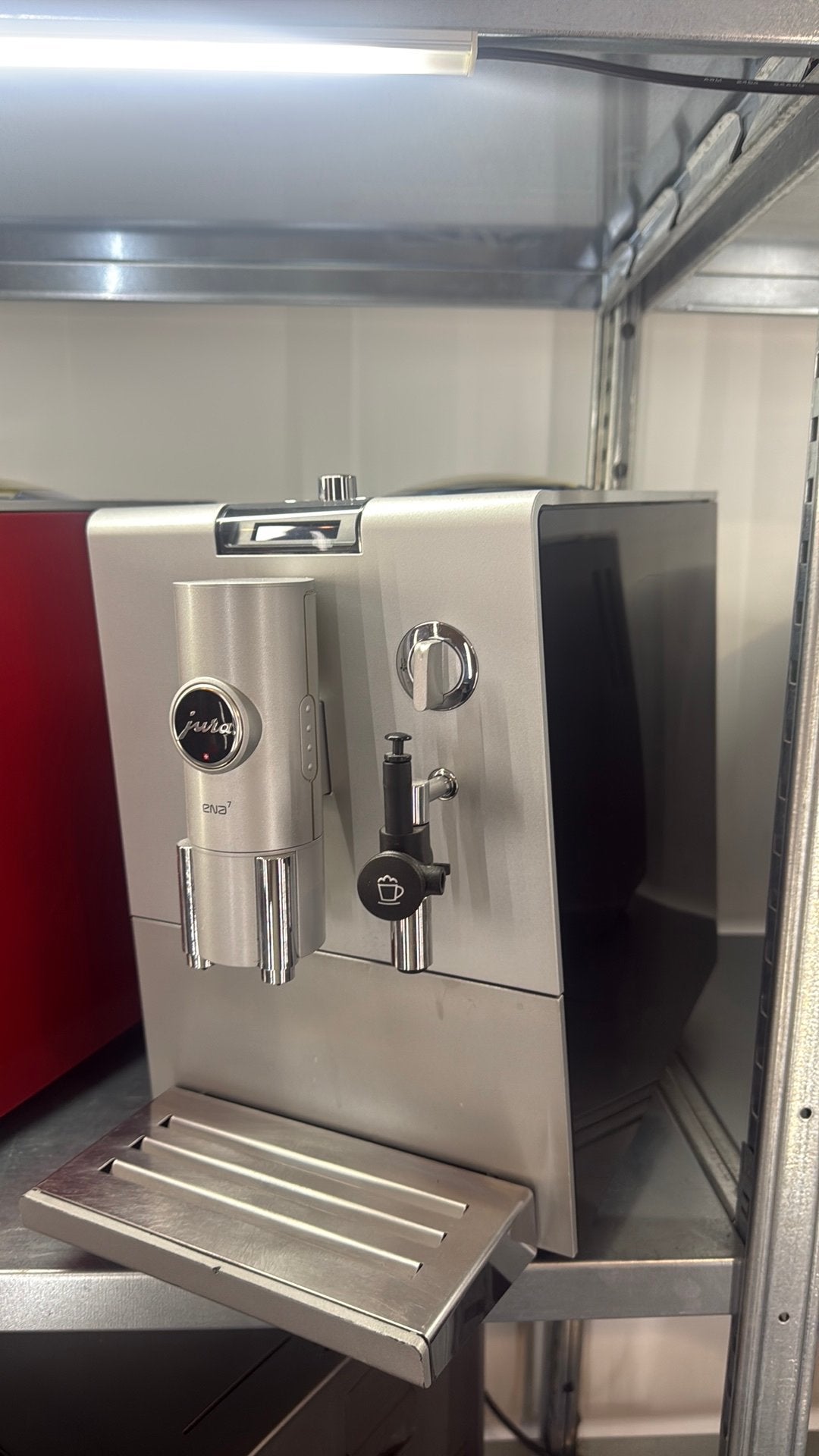 Jura ENA 7 Volautomatische Espressomachine – Zwart, Witgoed en Apparatuur, Koffiezetapparaten, Ophalen of Verzenden, Espresso apparaat