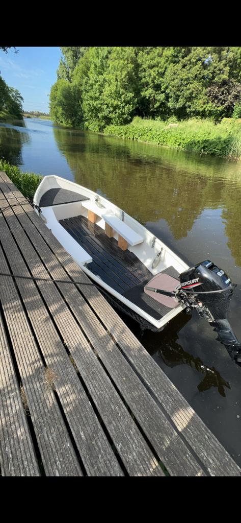 Boot met motor, Watersport en Boten, Bootonderdelen, Ophalen, Zo goed als nieuw, Motor en Techniek, Motorboot