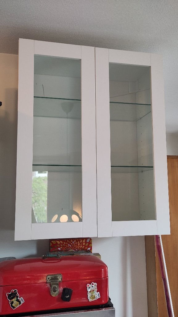 Ikea keukenkastje Metod/Savedal glas, Ophalen, Gebruikt, 50 tot 100 cm, 25 tot 50 cm
