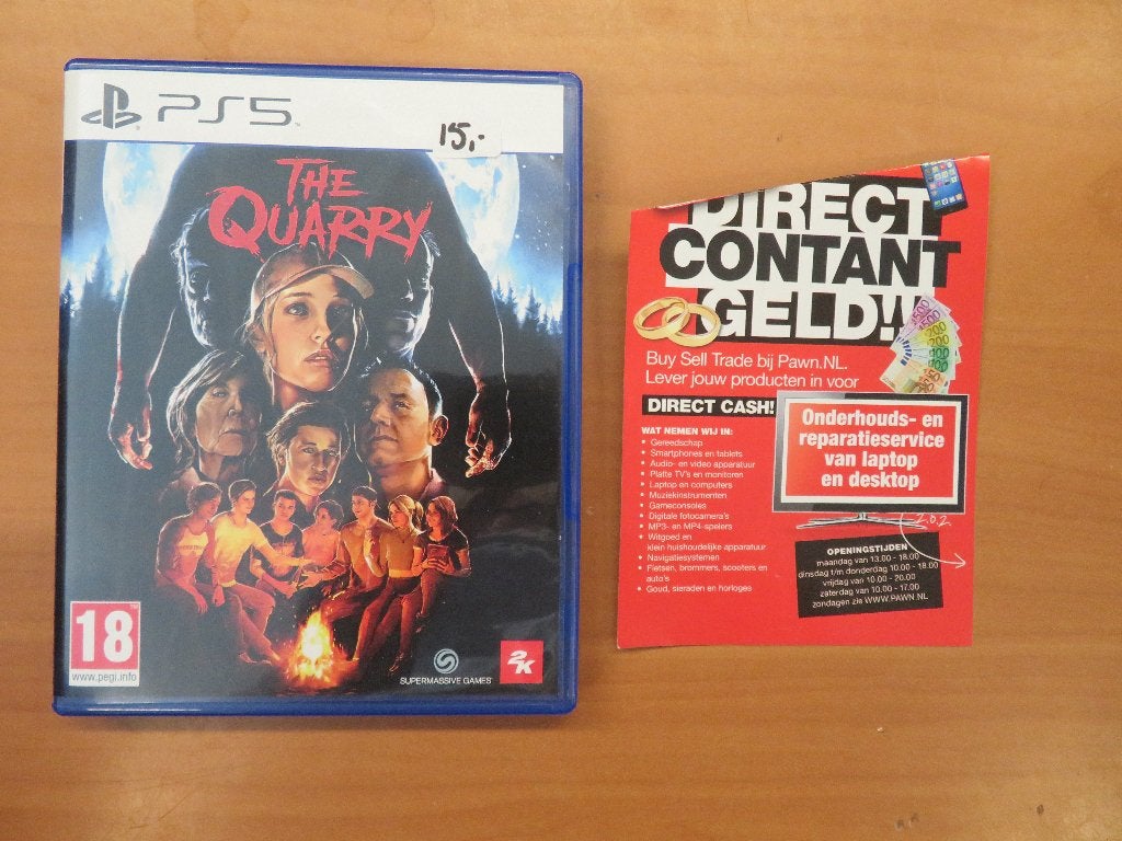 Playstation 5 (PS5) The Quarry | Pawn Eindhoven, Ophalen, Gebruikt, Vanaf 18 jaar, Overige genres